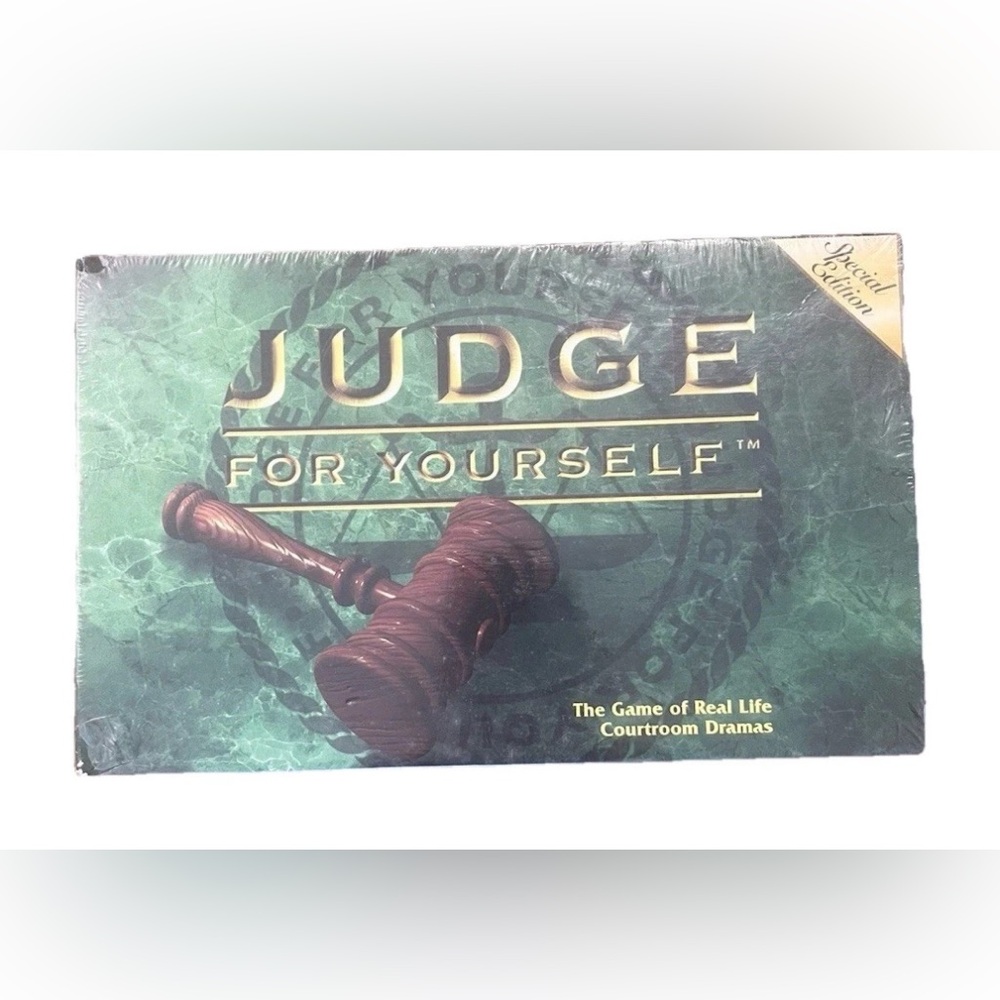Vintage‎ Judge For Yourself Board Game Special Edition Pressman 3635 New 90s Y2K